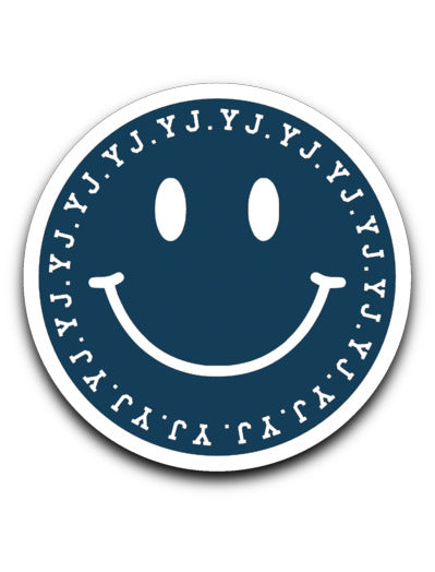 Camp YJ Decal Stickers - YJ Smile – Pack for Camp
