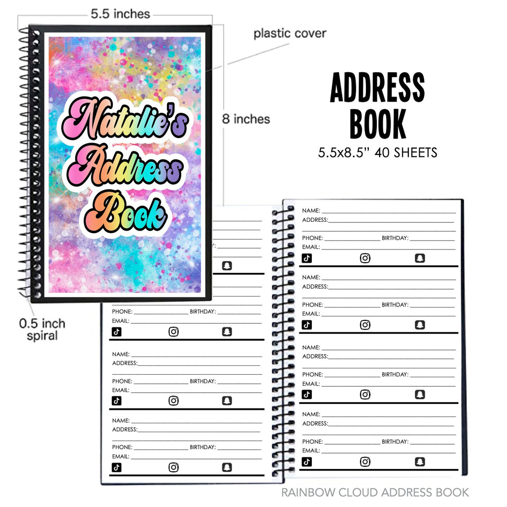 Personalized Address Books – Pack for Camp