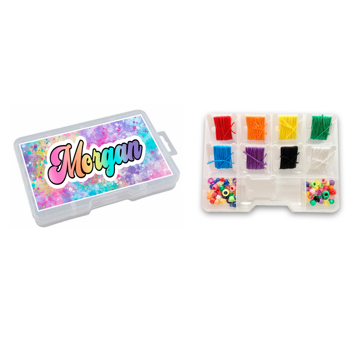 Personalized String Box - Rainbow Cloud – Pack for Camp