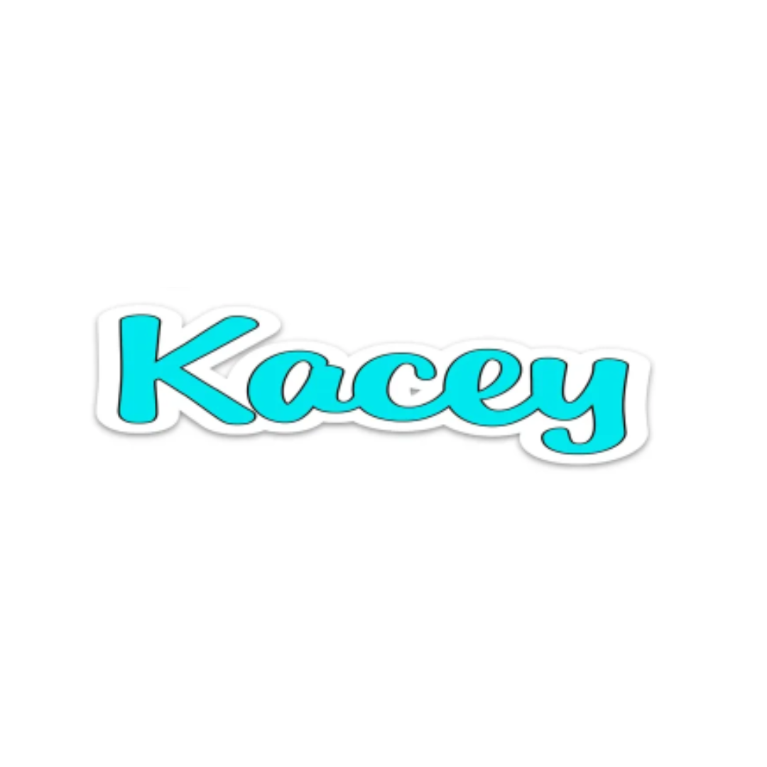 Personalized Cling-It Reusable Sticker Words - Script – Pack for Camp