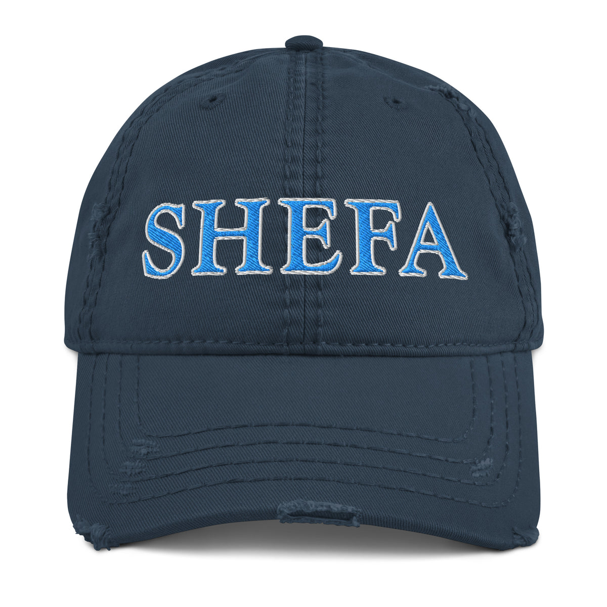 Shefa Distressed Baseball Cap – Pack for Camp