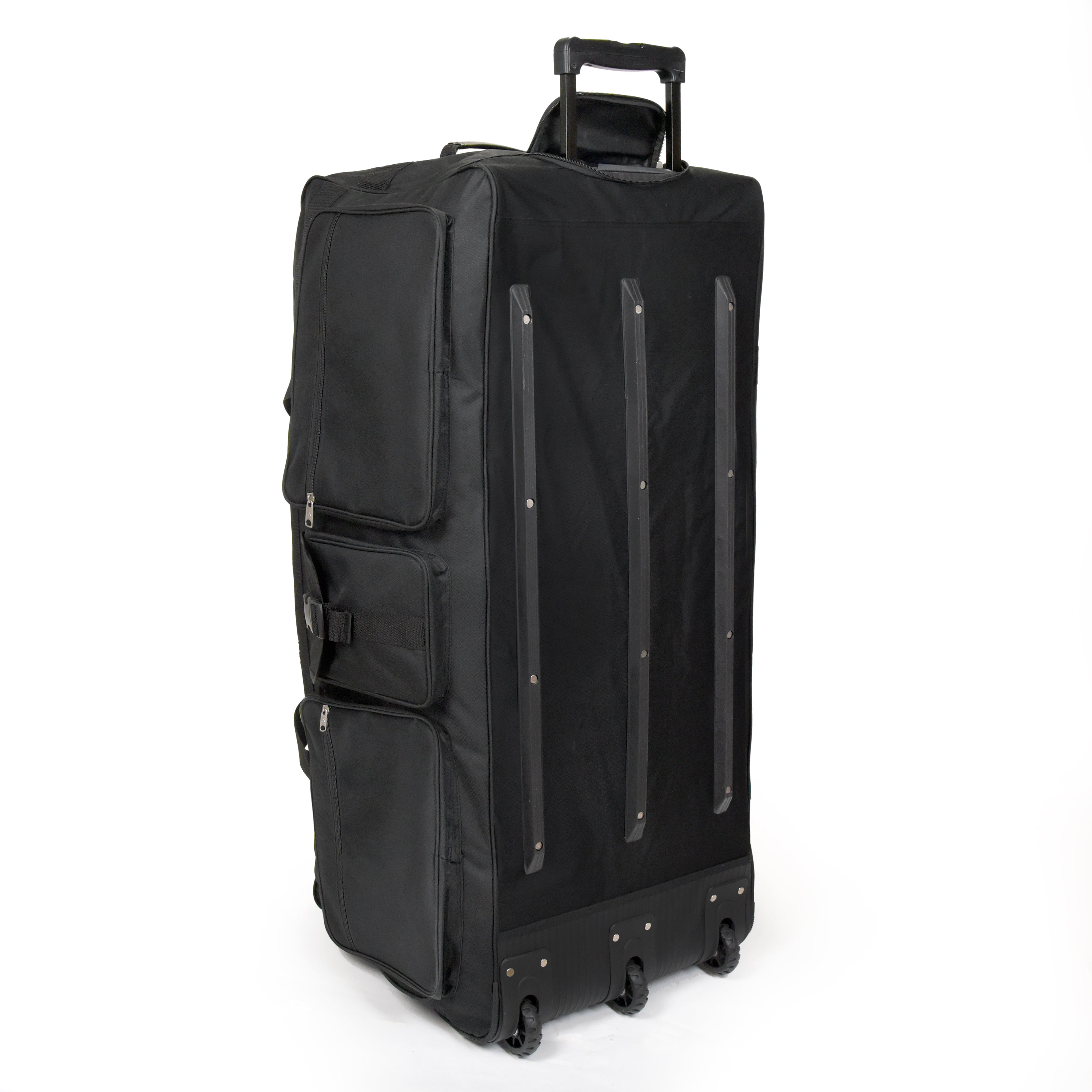 Brown Custom Rolling Duffle Bag with Wheels Waterproof Wheeled Travel  Duffel Luggage with Roller