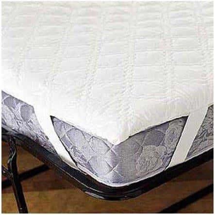 3-Ply Quilted Waterproof Mattress Pad Anchor Band Twin Size