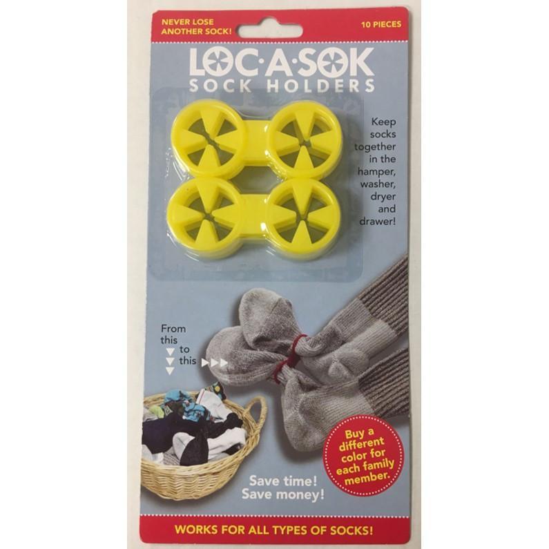 Sock Locks (10 pack) holders yellow